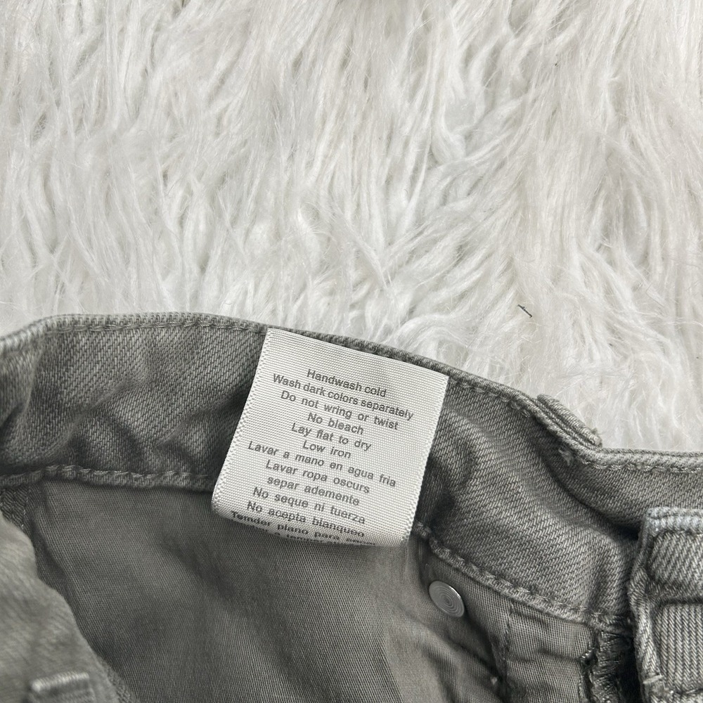 Judy Blue Wide Leg Crop High Waist Tummy Control Jeans Sz 5/27 Olive Green - Picture 10 of 11